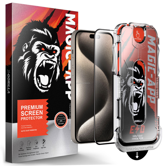 Wholesale Magic Box Full Cover Privacy Screen Protector With Easy Installation Kit for Iphone 12 13 14 Pro Max