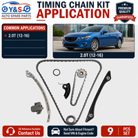 Kit Rantai Timing YS Baru OE LR025625 Cocok untuk Mesin 2.0T IVCT 240HP Turbo L4 Tahun 2012-2016, Suku Cadang Pengganti Perbaikan Total