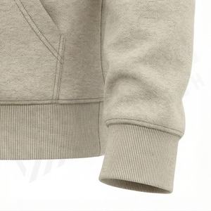 Sweat à capuche zippé personnalisé pour homme, style vintage vieilli, délavé à l'acide, imprimé sérigraphié, coupe courte, personnalisable - Product Image 6