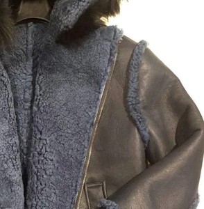 Premium <b>Men's</b> Leather <b>Shearling</b> Winter <b>Jacket</b> Genuine Sheepskin Fur Aviator Coat Durable Warm Fashion Luxury Outerwear - Product Image 2