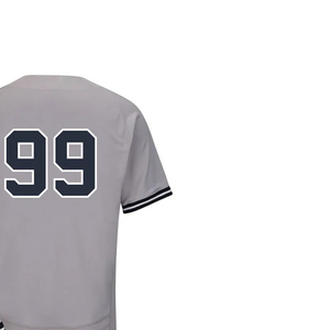 Maillot de baseball en gros, impression de logo personnalisé, OEM, maille respirante, séchage rapide, uniforme d'équipe, manches courtes, grande taille - Product Image 6