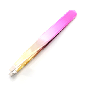 Pinzas Ergonómicas Premium para Pestañas con Punta Inclinada de Acero Inoxidable para Mujeres, Herramienta de Depilación Facial sin Dolor - Product Image 3