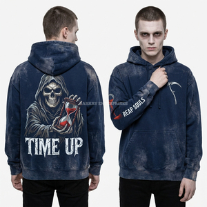เสื้อฮู้ดดี้พรีเมียม 350GSM สำหรับผู้ชาย สไตล์ดัตช์ สตรีทแวร์ พิมพ์ลายตามสั่ง เสื้อสเวตเชิ้ตผ้าฝ้ายเนื้อหนา ผู้ผลิตเสื้อฮู้ดดี้ - Product Image 6