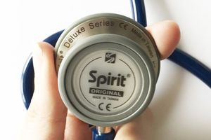 Stéthoscope Spirit Classic III à double tête pour adultes et enfants avec diaphragme accordable en acier inoxydable, certifié SGS - Product Image 2