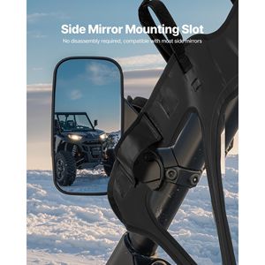 ชุดปิดห้องโดยสารแบบกันลมพร้อมประตูด้านบนแบบนุ่ม สำหรับรถ UTV รุ่น Can-Am Maverick X3 2 ที่นั่ง ปี 2017-2025 พร้อมซิปอัพเกรด - Product Image 5