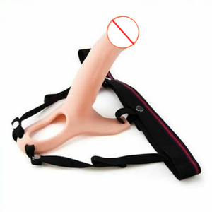 Dildo pénien creux en silicone à texture réaliste, extenseur de pénis pour hommes, pénis creux à attacher - Product Image 4