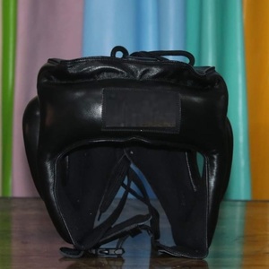 Casco de Boxeo Unisex de Cuero Vacuno Genuino Profesional con Diseño de Equipo y Logotipo Personalizado Bordado, Empaque Personalizado, Nuevo - Product Image 2