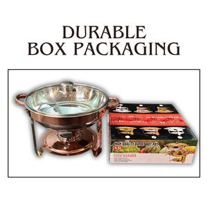 Elegante Juego de Recipientes para Buffet, Recipiente Redondo con Sistema de Calentamiento a Base de Gel para Catering y Fiestas al Mejor Precio - Product Image 6