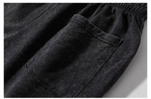 Conjunto de Camiseta de Verano para Hombre, Informal, de Calle, de Tela de Rizo, Estampada, de Poliéster y Algodón, Transpirable, de Secado Rápido, con Logotipo Personalizado en Color - Product Image 6