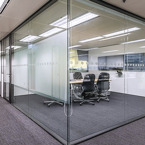 Tùy chỉnh kính phân vùng tường đôi rõ ràng phân vùng không gian văn phòng thiết kế phân vùng - Product Image 4