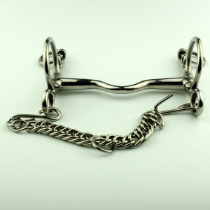 Bocados de Caballo de Acero Inoxidable Premium, Tipo Pelham y Weymouth, Duraderos, para Control en la Equitación, Bocado Profesional para Entrenamiento de Caballos - Product Image 6