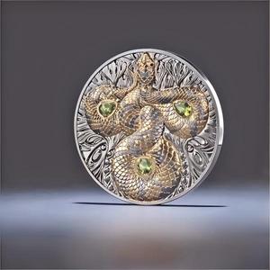 Monnaie en argent de Nouvelle-Zélande 2026 - <span class=keywords><strong>Serpent</strong></span> Élysium - Personnalisation d'usine avec 21 ans d'expérience - Product Image 1
