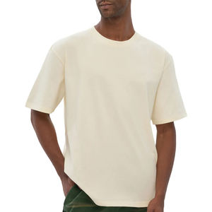 Camiseta de lona de manga corta para hombre, estilo urbano, de corte regular, hombros caídos, ecológica, informal, para correr, a la moda, para la universidad - Product Image 5