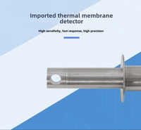 Transmitter Kecepatan Udara Saluran Panas Termal Modbus RS485 4G Industri, Sensor Kecepatan Angin Suhu Tinggi Baja Tahan Karat