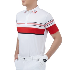 Men's Custom Digital Printed Corporate for Poly Spandex 180g Quick Dry Knitted Plain for Wholesale Low MOQ Service Top - Product Image 2