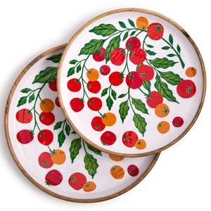 Modern Decorative Enamel Tray Handmade Metal Serving Platter Coffee <b>Table</b> <b>Vanity</b> Display Tray Jewelry Organizer Home Decoration - Product Image 6