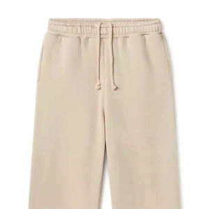 High Quality Medium Wash Casual Joggers Men Midweight Canvas Straight Flared Trousers <b>Elastic</b> Waist Breathable Sweatpants - Product Image 5