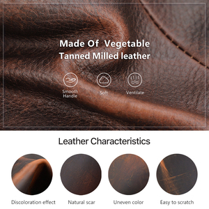 Organisateur de voyage en cuir véritable avec fermeture éclair, rangement multifonctionnel pour câbles de charge et accessoires électroniques - Product Image 2