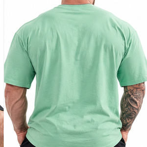 T-shirts de performance pour hommes, anti-transpiration, séchage rapide, antibactériens, pour la gym, l'entraînement, le sport, personnalisables OEM ODM, vêtements de sport - Product Image 2