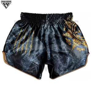 Vêtements d'arts martiaux imprimés 100% polyester, best-seller, nouveau produit, vêtements de combat pour hommes, shorts de Muay Thai - Product Image 5