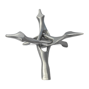 Aluminium Tripod Stand-Heavy Duty Metal Display Base for <b>Abalone</b> <b>Shells</b> Crystal Spheres Trinket Dish Bowls Feng Shui Modern - Product Image 4