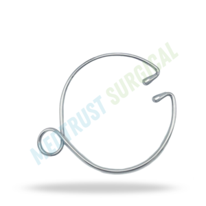 Ruggeberg Spring Type Double Eye Hook Instrument obstétrical vétérinaire pour l'assistance au calvage des bovins - Product Image 3