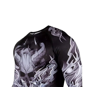 Unisex BJJ MMA Breathable Rash Guard Long Sleeve <b>Compression</b> <b>Shirt</b> High Quality Spandex/Polyester Custom Colors & Logo - Product Image 5