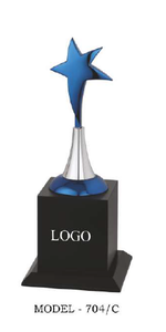1.Custom star <b>trophy</b> with personalized <b>engraving</b> options. - Product Image 2