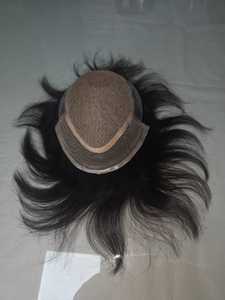 Miraje 100% Human Hair <b>Wig</b> for Men Oupee Silk Base High Density HD Lace <b>Front</b> <b>Wigs</b> Transparent Lace <b>Front</b> Bangladesh Hair Toupee - Product Image 2