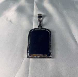 Colgante personalizado con mapa de África, colgante de diamante moissanita baguette personalizado, colgante bicolor, colgante hip hop para hombre, colgante de moda. - Product Image 5