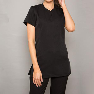 Uniforme de Barbier de Haute Qualité, Tenue Professionnelle pour Coiffeur, Vêtement de Salon Anti-Plis Respirant et Confortable, Robe de Barbier et de Salon - Product Image 5