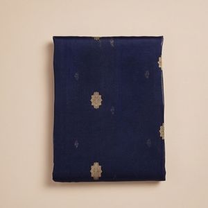 Ensemble de costume pour femme en soie organza Banarasi avec dupatta assortie non cousue - Product Image 4