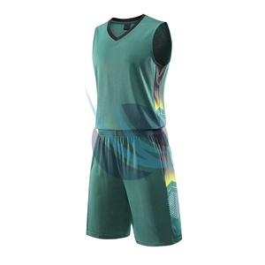 Camiseta de baloncesto de alta calidad, camiseta de baloncesto impresa por sublimación, uniformes de baloncesto para hombres personalizados OEM - Product Image 1