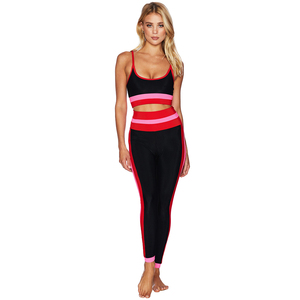 Wholesale 2 Pcs <b>Set</b> Yoga <b>Set</b> Strapless Top Long Pants Tracksuit Women Fitness Running <b>Set</b> Women's Yoga Clothes - Product Image 6