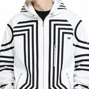 Rainbow <b>Spray</b> Custom Windproof Casual Blank Rain Y2k Style Jacket Outdoor Windbreaker Parka Baggy Windbreaker Jacket for Men USA - Product Image 4