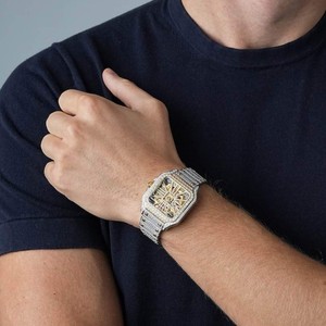 Montre de luxe haut de gamme en moissanite et diamant, boîtier en acier inoxydable, style hip-hop premium, prix d'usine, au prix le plus bas - Product Image 4