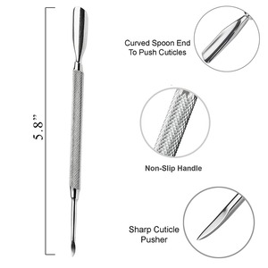 Cuticle <b>Nail</b> Pusher Sharp Cutting Cuticle <b>Nail</b> Pushers New Arrival Stainless Steel Cuticle <b>Nail</b> Pusher Made In Pakistan - Product Image 2