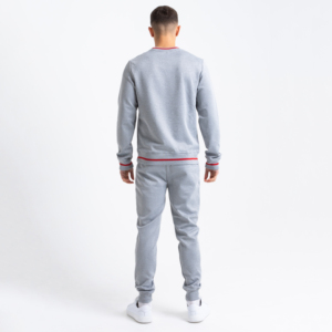 Conjunto Deportivo de Invierno para Hombre, Sudadera con Cierre de Cremallera, Pantalones Jogger de Corte Regular, Logotipo Personalizado, OEM, Venta al Por Mayor de Fábrica - Product Image 6