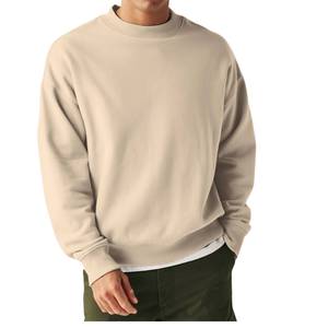 Mens Cotton Minimal Logo Sweatshirt Custom Logo Sweatshirt Custom Branded Sweatshirt Premium Bulk Supplier - Product Image 2