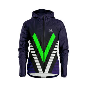 Vestes coupe-vent à capuche personnalisées, écologiques, à séchage rapide, en nylon enduit, imperméables et respirantes, sans MOQ - Product Image 2