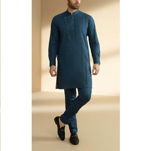 <b>Men</b> Soft Cotton Shalwar Kameez Traditional Style Comfortable Casual Ethnic Outfit For <b>Men</b> Fine Quality Cotton Shalwar Kameez - Product Image 1