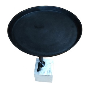 Nouveauté Table à boire en fer avec base en marbre Mobilier moderne artisanal indien Produit de qualité supérieure Nouveau design Bonne qualité - Product Image 2