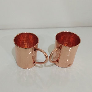 Taza de Cobre con Asa, Perfecta para Servir Bebidas Frías, Cócteles, Cerveza y Refrescos de Verano - Product Image 2