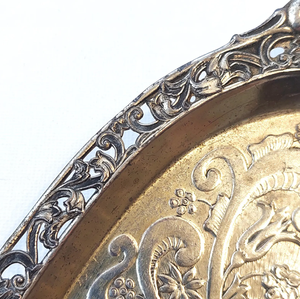 Exclusive Quality Aluminum Snacks <b>Serving</b> <b>Tray</b> Customized Size Oval Shape Sweets <b>Serving</b> <b>Tray</b> For Wholesale Supplies - Product Image 6