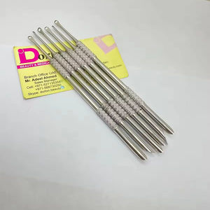 Pousse-cuticules en acier inoxydable de dernière conception, logo personnalisé, qualité supérieure, double extrémité, pour manucure - Product Image 1