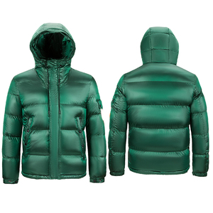 Chaqueta Acolchada Impermeable Reflectante Personalizada para Hombre con Cierre de Cremallera y Bolsillo Interior con Cremallera - Product Image 4