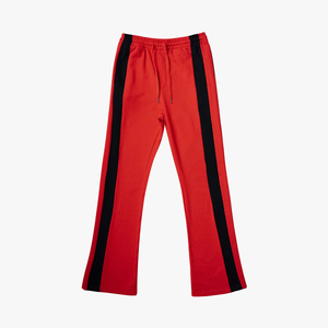 Lightweight Breathable Men's Flare Pants Trendy Wide Leg Trainers Soft Fabric Festivals <b>Travel</b> Flared <b>Trouser</b> High Elastic Waist - Product Image 1
