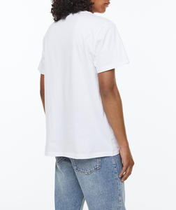 OEM/ODM Drop Shoulder Design Heavyweight <b>T</b>-Shirt for Men Custom 3D Embossed Logo 100% Cotton 240gsm Loose Fit Printed Shirt - Product Image 2