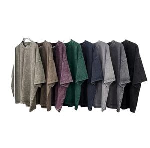 T-shirts vintage unisexes personnalisés, t-shirts délavés à l'acide pour hommes, t-shirts délavés pour femmes - Product Image 1