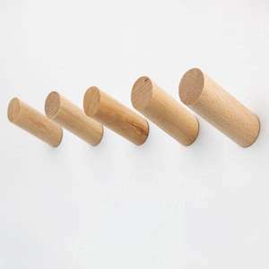 Ganchos de Pared Delgados de Madera - Product Image 3